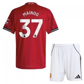 Camisola Manchester United Mainoo 37 Criança 1º Equipamento 2025-26 Manga Curta